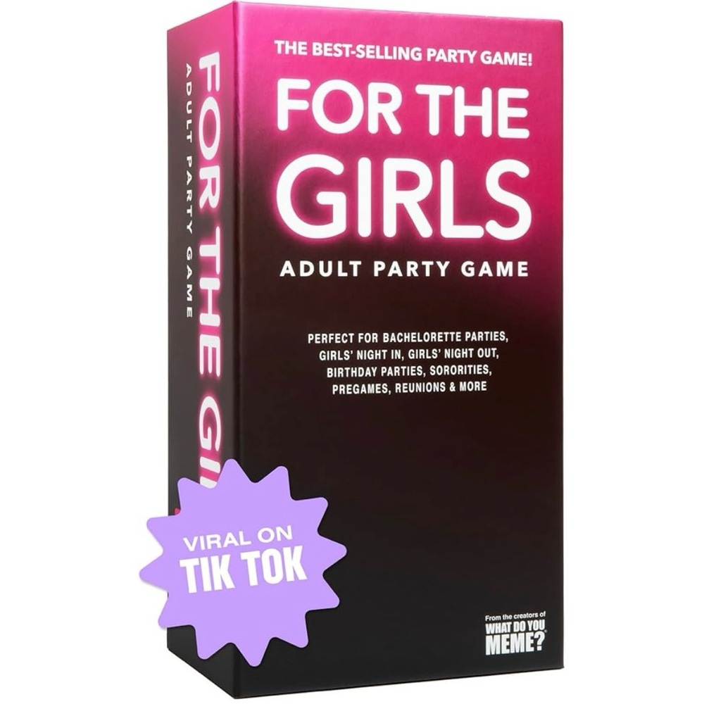 BRAND NEW For The Girls Adult Party Game - Pink and Black